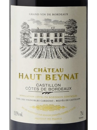 Haut Little 2016 Beynat Outlet Beverage - Castillon De Bros. Chateau Cotes