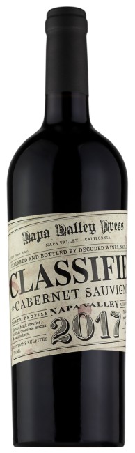Classified Cabernet Sauvignon Napa Valley 2017 - Little Bros. Beverage  Outlet
