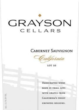 Grayson Cellars - Lot 10 Cabernet Sauvignon 2023 (750ml) (750ml)