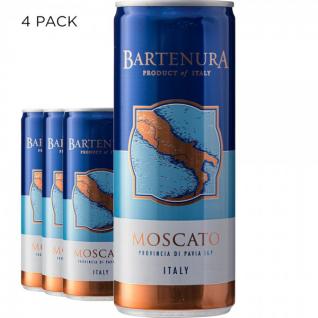 Bartenura Moscato 4pk Can 4pk NV (4 pack 250ml cans) (4 pack 250ml cans)