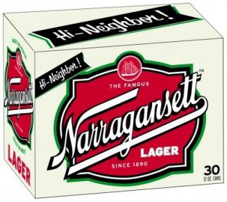 Narragansett Lager 30pk 30pk (30 pack 12oz cans) (30 pack 12oz cans)