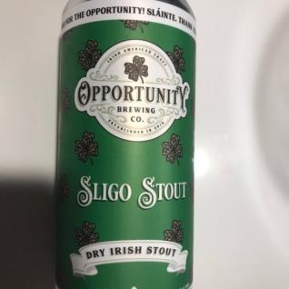 Opportunity Sligo Stout 4pk 4pk (4 pack 16oz cans) (4 pack 16oz cans)