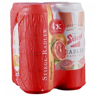 Stiegl Grapefruit Radler 4pk 4pk (4 pack 16oz cans) (4 pack 16oz cans)