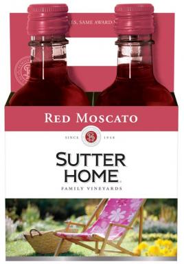 Sutter Home Red Moscato 4pk 4pk NV (4 pack 187ml) (4 pack 187ml)