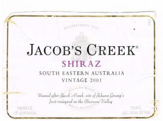 Jacobs Creek - Shiraz South Eastern Australia 2020 (750ml) (750ml)