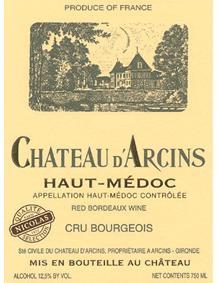 Chteau dArcins - Haut-Mdoc 2016 (750ml) (750ml)