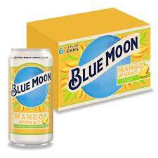 Blue Moon Mango Wheat 6pk Can 6pk (6 pack 12oz cans) (6 pack 12oz cans)