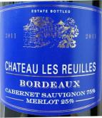 Chateau Les Reuilles Bordeaux 2021 (750)