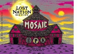 Lost Nation Mosaic Ipa 4pk 4pk (4 pack 16oz cans) (4 pack 16oz cans)