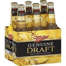 Miller G. Draft 6 Pk Nr 6pk (6 pack 12oz bottles) (6 pack 12oz bottles)