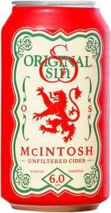 Original Sin Mcintosh Cider 6pk 6pk (6 pack 12oz cans) (6 pack 12oz cans)