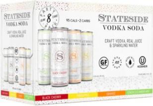 Stateside Vodka Soda Variety 8pk 8pk (8 pack 12oz cans) (8 pack 12oz cans)
