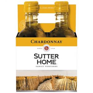 Sutter Home Chardonnay 4 Pk NV (4 pack 187ml) (4 pack 187ml)