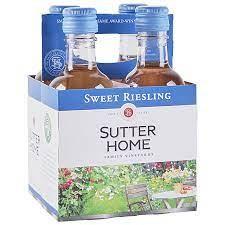 Sutter Home Riesling 4 Pk NV (4 pack 187ml) (4 pack 187ml)
