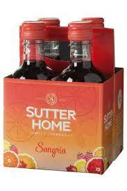 Sutter Home Sangria 4pk NV (4 pack 187ml) (4 pack 187ml)