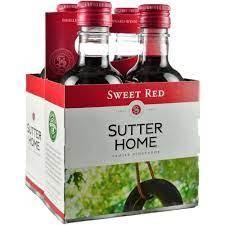 Sutter Home Sweet Red 4pk NV (4 pack 187ml) (4 pack 187ml)