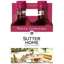Sutter Home White Zinfandel 4 Pk NV (4 pack 187ml) (4 pack 187ml)