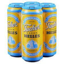 Tucher Helles Lager 4pk 4pk (4 pack cans) (4 pack cans)