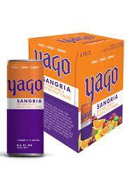 Yago Red Sangria 4pk NV (4 pack cans) (4 pack cans)