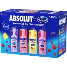 Absolut Ocean Spray Variety 8pk 8pk (8 pack 12oz cans) (8 pack 12oz cans)