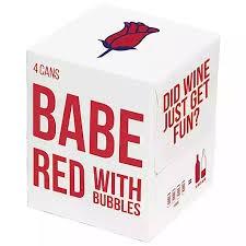 Babe - Red With Bubbles NV (4 pack 250ml cans) (4 pack 250ml cans)