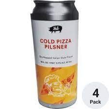 Black Hog Cold Pizza Pilsner 4pk 4pk (4 pack 16oz cans) (4 pack 16oz cans)