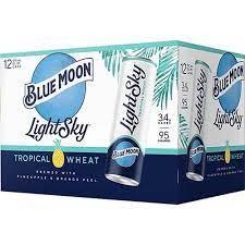 Blue Moon Light Sky Tropical 12pk Can 12pk (12 pack 12oz cans) (12 pack 12oz cans)