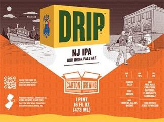 Carton Drip Ipa 4pk Can 4pk (4 pack 16oz cans) (4 pack 16oz cans)