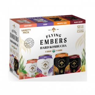 Flying Embers - Kombucha Variety Pack (12 pack 12oz cans) (12 pack 12oz cans)
